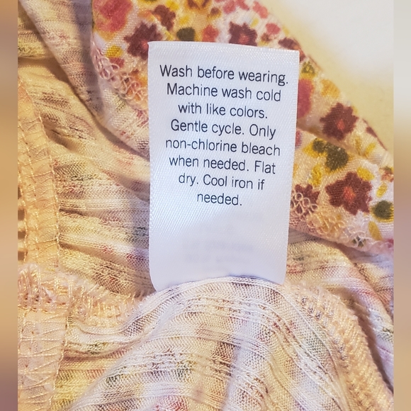 LC Lauren Conrad sundress Soft summer pattern. Underlining slip,  NWT bohemian - Picture 5 of 10